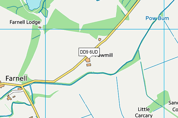 DD9 6UD map - OS VectorMap District (Ordnance Survey) DD9 6UD map - OS VectorMap District (Ordnance Survey)
