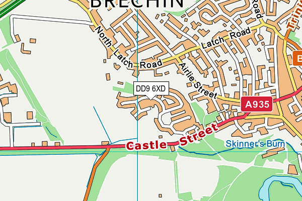 DD9 6XD map - OS VectorMap District (Ordnance Survey) DD9 6XD map - OS VectorMap District (Ordnance Survey)