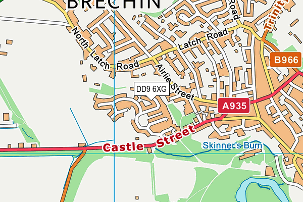 DD9 6XG map - OS VectorMap District (Ordnance Survey) DD9 6XG map - OS VectorMap District (Ordnance Survey)