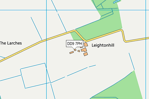 DD9 7PH map - OS VectorMap District (Ordnance Survey)