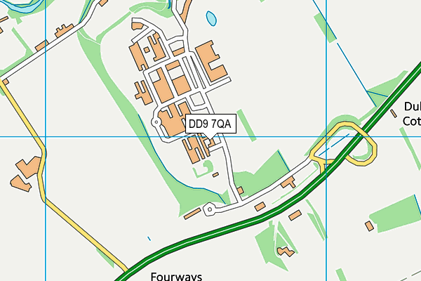 DD9 7QA map - OS VectorMap District (Ordnance Survey) DD9 7QA map - OS VectorMap District (Ordnance Survey)