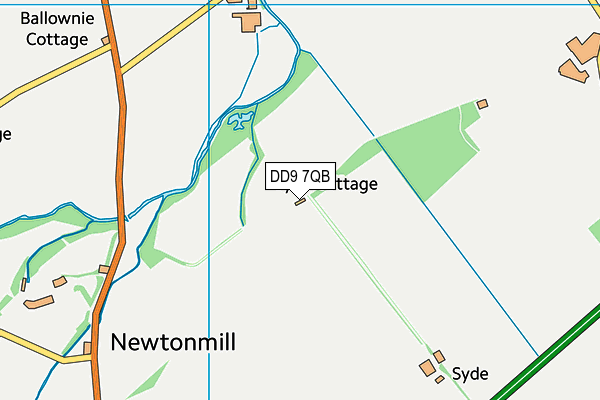 DD9 7QB map - OS VectorMap District (Ordnance Survey) DD9 7QB map - OS VectorMap District (Ordnance Survey)