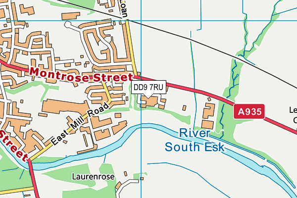 DD9 7RU map - OS VectorMap District (Ordnance Survey) DD9 7RU map - OS VectorMap District (Ordnance Survey)