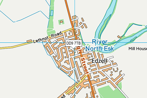 DD9 7TB map - OS VectorMap District (Ordnance Survey) DD9 7TB map - OS VectorMap District (Ordnance Survey)
