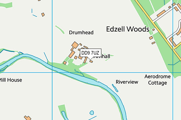 DD9 7UZ map - OS VectorMap District (Ordnance Survey) DD9 7UZ map - OS VectorMap District (Ordnance Survey)