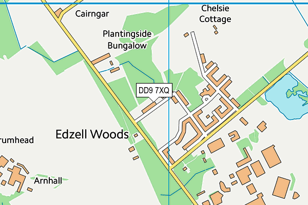 DD9 7XQ map - OS VectorMap District (Ordnance Survey) DD9 7XQ map - OS VectorMap District (Ordnance Survey)