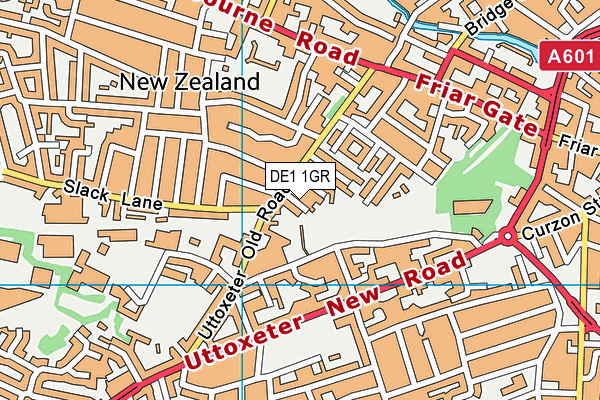 DE1 1GR map - OS VectorMap District (Ordnance Survey) DE1 1GR map - OS VectorMap District (Ordnance Survey)