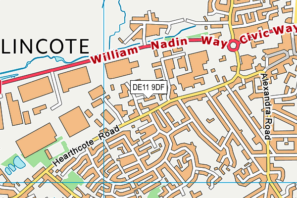 DE11 9DF map - OS VectorMap District (Ordnance Survey) DE11 9DF map - OS VectorMap District (Ordnance Survey)
