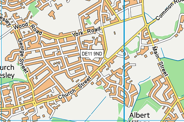 DE11 9ND map - OS VectorMap District (Ordnance Survey) DE11 9ND map - OS VectorMap District (Ordnance Survey)