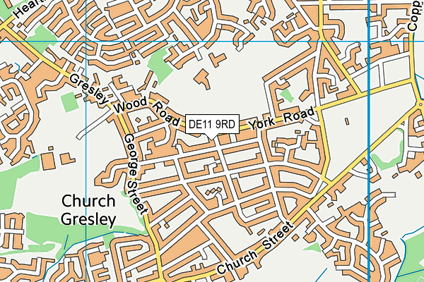DE11 9RD map - OS VectorMap District (Ordnance Survey) DE11 9RD map - OS VectorMap District (Ordnance Survey)