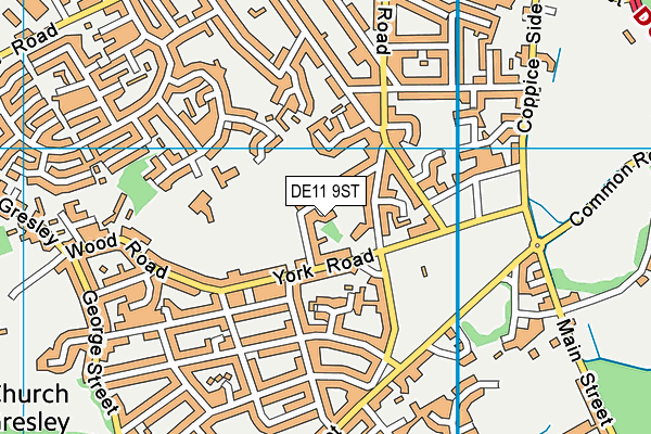 DE11 9ST map - OS VectorMap District (Ordnance Survey) DE11 9ST map - OS VectorMap District (Ordnance Survey)