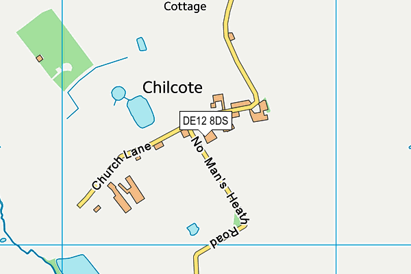DE12 8DS map - OS VectorMap District (Ordnance Survey) DE12 8DS map - OS VectorMap District (Ordnance Survey)