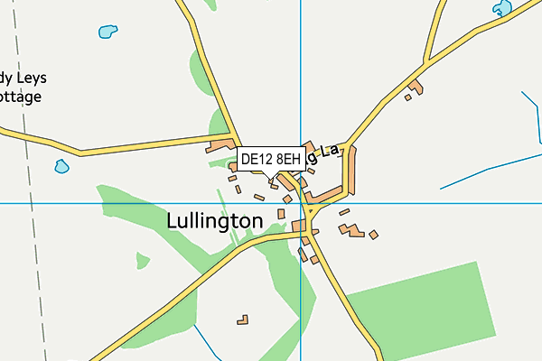 DE12 8EH map - OS VectorMap District (Ordnance Survey) DE12 8EH map - OS VectorMap District (Ordnance Survey)