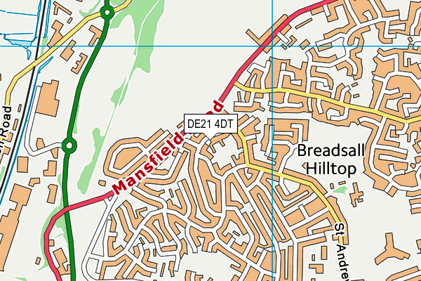 DE21 4DT map - OS VectorMap District (Ordnance Survey) DE21 4DT map - OS VectorMap District (Ordnance Survey)