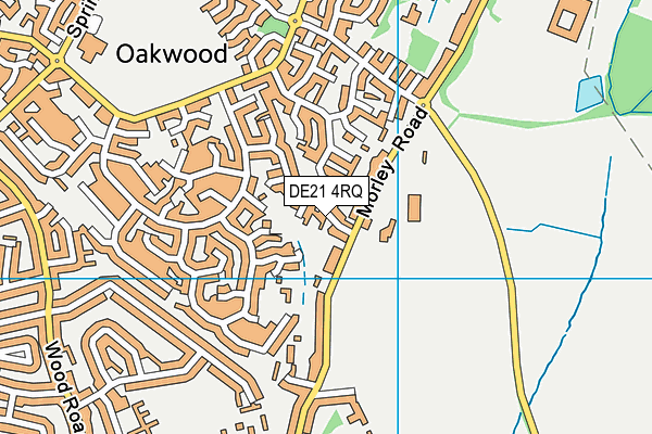 DE21 4RQ map - OS VectorMap District (Ordnance Survey) DE21 4RQ map - OS VectorMap District (Ordnance Survey)