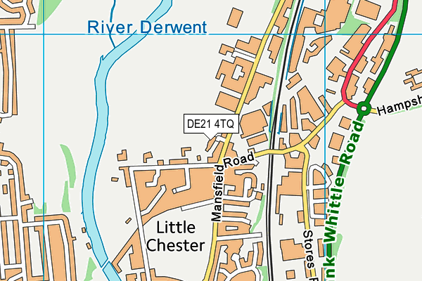DE21 4TQ map - OS VectorMap District (Ordnance Survey) DE21 4TQ map - OS VectorMap District (Ordnance Survey)