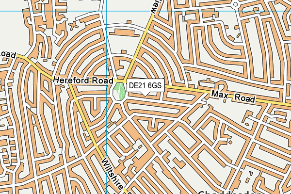 DE21 6GS map - OS VectorMap District (Ordnance Survey) DE21 6GS map - OS VectorMap District (Ordnance Survey)