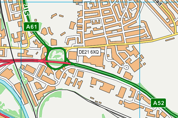 DE21 6XQ map - OS VectorMap District (Ordnance Survey) DE21 6XQ map - OS VectorMap District (Ordnance Survey)
