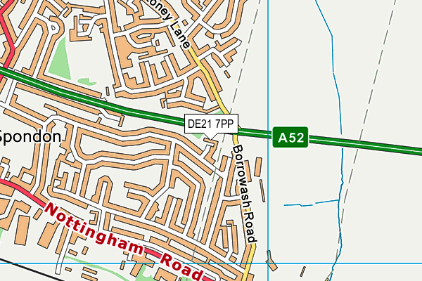 DE21 7PP map - OS VectorMap District (Ordnance Survey) DE21 7PP map - OS VectorMap District (Ordnance Survey)