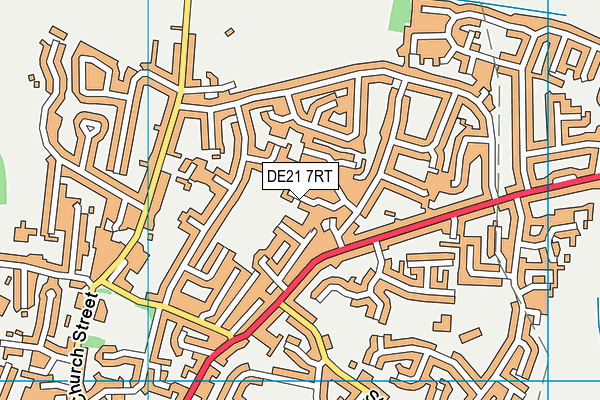DE21 7RT map - OS VectorMap District (Ordnance Survey) DE21 7RT map - OS VectorMap District (Ordnance Survey)