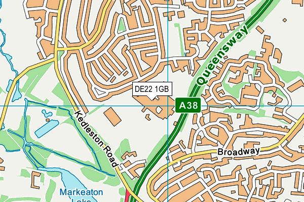 DE22 1GB map - OS VectorMap District (Ordnance Survey) DE22 1GB map - OS VectorMap District (Ordnance Survey)