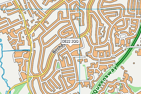 DE22 2QQ map - OS VectorMap District (Ordnance Survey) DE22 2QQ map - OS VectorMap District (Ordnance Survey)