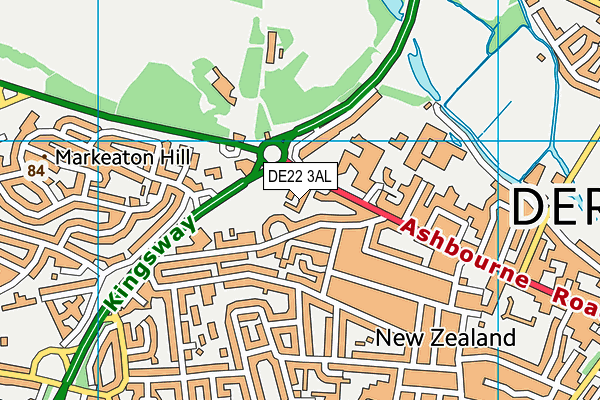 DE22 3AL map - OS VectorMap District (Ordnance Survey) DE22 3AL map - OS VectorMap District (Ordnance Survey)