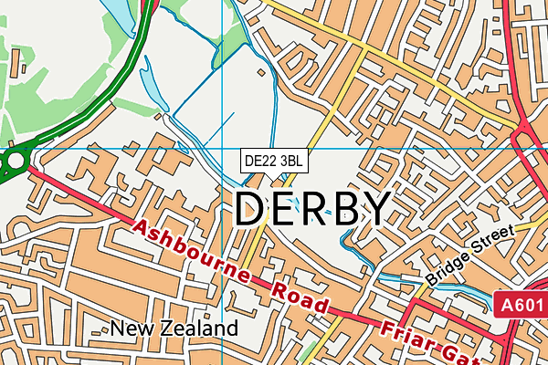 DE22 3BL map - OS VectorMap District (Ordnance Survey) DE22 3BL map - OS VectorMap District (Ordnance Survey)