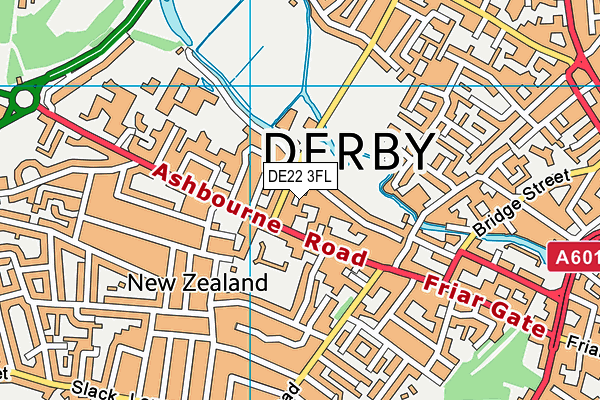 DE22 3FL map - OS VectorMap District (Ordnance Survey) DE22 3FL map - OS VectorMap District (Ordnance Survey)