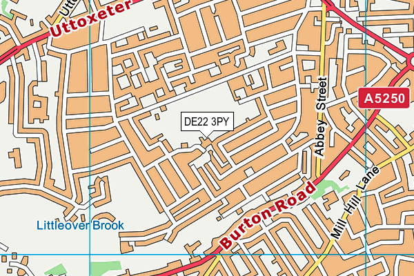 DE22 3PY map - OS VectorMap District (Ordnance Survey) DE22 3PY map - OS VectorMap District (Ordnance Survey)