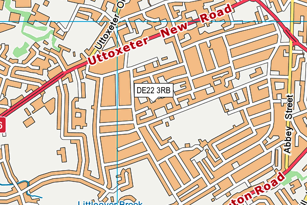 DE22 3RB map - OS VectorMap District (Ordnance Survey) DE22 3RB map - OS VectorMap District (Ordnance Survey)