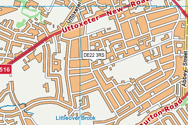 DE22 3RS map - OS VectorMap District (Ordnance Survey) DE22 3RS map - OS VectorMap District (Ordnance Survey)