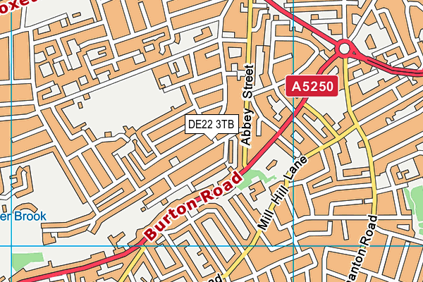 DE22 3TB map - OS VectorMap District (Ordnance Survey) DE22 3TB map - OS VectorMap District (Ordnance Survey)