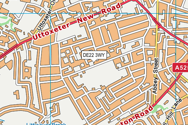 DE22 3WY map - OS VectorMap District (Ordnance Survey) DE22 3WY map - OS VectorMap District (Ordnance Survey)