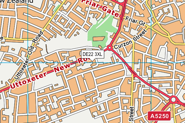 DE22 3XL map - OS VectorMap District (Ordnance Survey) DE22 3XL map - OS VectorMap District (Ordnance Survey)