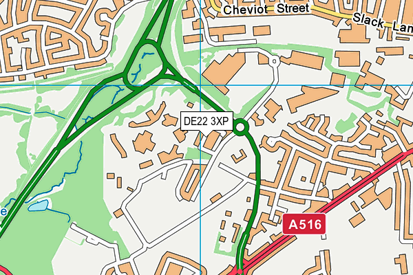 DE22 3XP map - OS VectorMap District (Ordnance Survey) DE22 3XP map - OS VectorMap District (Ordnance Survey)