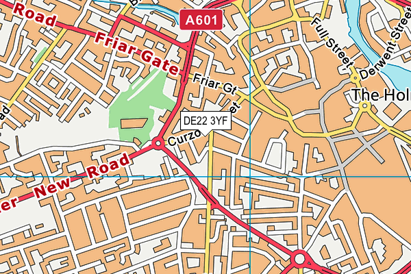 DE22 3YF map - OS VectorMap District (Ordnance Survey) DE22 3YF map - OS VectorMap District (Ordnance Survey)