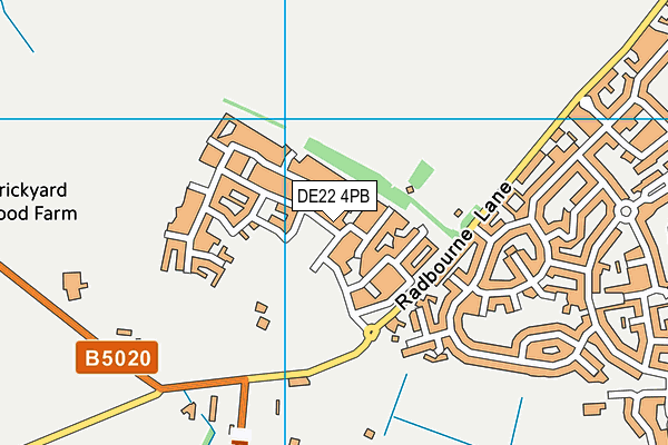 DE22 4PB map - OS VectorMap District (Ordnance Survey) DE22 4PB map - OS VectorMap District (Ordnance Survey)