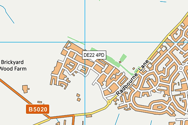 DE22 4PD map - OS VectorMap District (Ordnance Survey) DE22 4PD map - OS VectorMap District (Ordnance Survey)