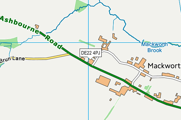 DE22 4PJ map - OS VectorMap District (Ordnance Survey) DE22 4PJ map - OS VectorMap District (Ordnance Survey)
