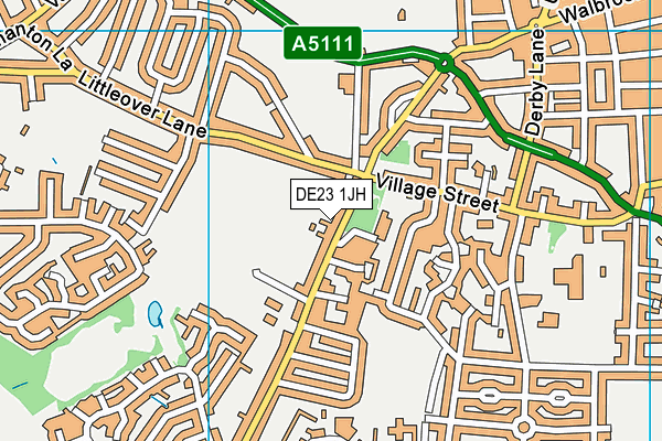 DE23 1JH map - OS VectorMap District (Ordnance Survey) DE23 1JH map - OS VectorMap District (Ordnance Survey)