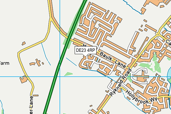 DE23 4RP map - OS VectorMap District (Ordnance Survey) DE23 4RP map - OS VectorMap District (Ordnance Survey)