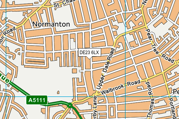 DE23 6LX map - OS VectorMap District (Ordnance Survey) DE23 6LX map - OS VectorMap District (Ordnance Survey)