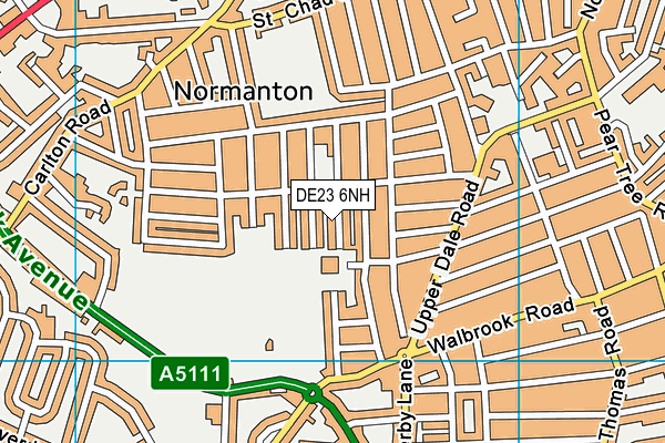 DE23 6NH map - OS VectorMap District (Ordnance Survey) DE23 6NH map - OS VectorMap District (Ordnance Survey)