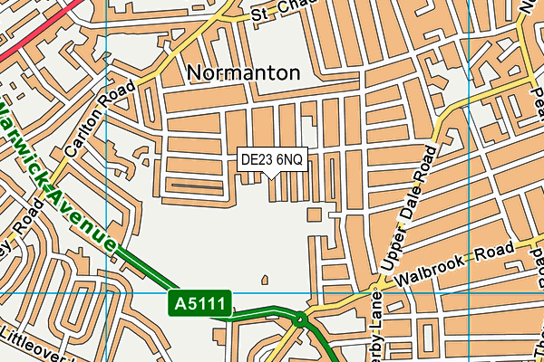 DE23 6NQ map - OS VectorMap District (Ordnance Survey) DE23 6NQ map - OS VectorMap District (Ordnance Survey)