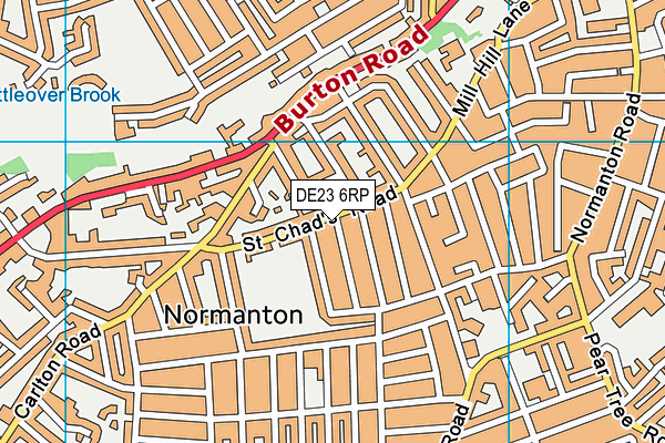 DE23 6RP map - OS VectorMap District (Ordnance Survey) DE23 6RP map - OS VectorMap District (Ordnance Survey)
