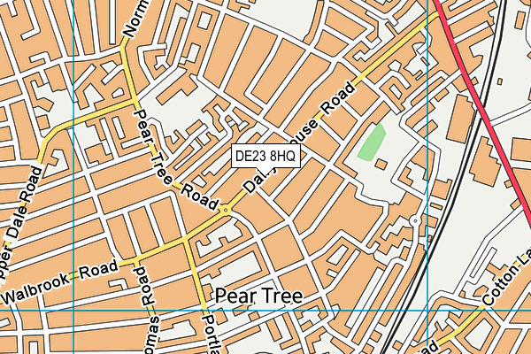 DE23 8HQ map - OS VectorMap District (Ordnance Survey) DE23 8HQ map - OS VectorMap District (Ordnance Survey)