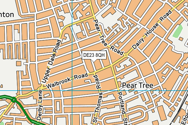 DE23 8QH map - OS VectorMap District (Ordnance Survey) DE23 8QH map - OS VectorMap District (Ordnance Survey)