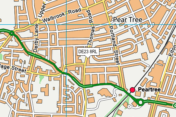 DE23 8RL map - OS VectorMap District (Ordnance Survey) DE23 8RL map - OS VectorMap District (Ordnance Survey)