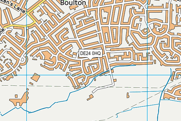DE24 0HQ map - OS VectorMap District (Ordnance Survey) DE24 0HQ map - OS VectorMap District (Ordnance Survey)